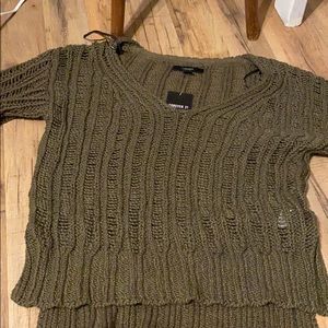 army green sweater